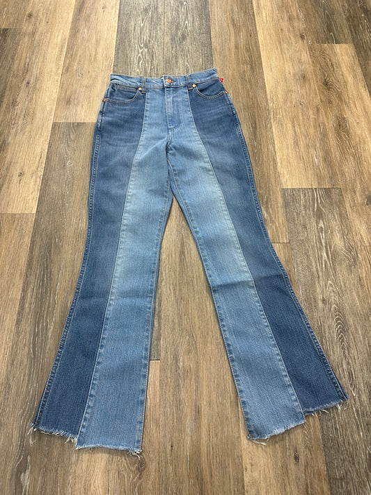 Blue Denim Jeans Boot Cut Wrangler, Size 1