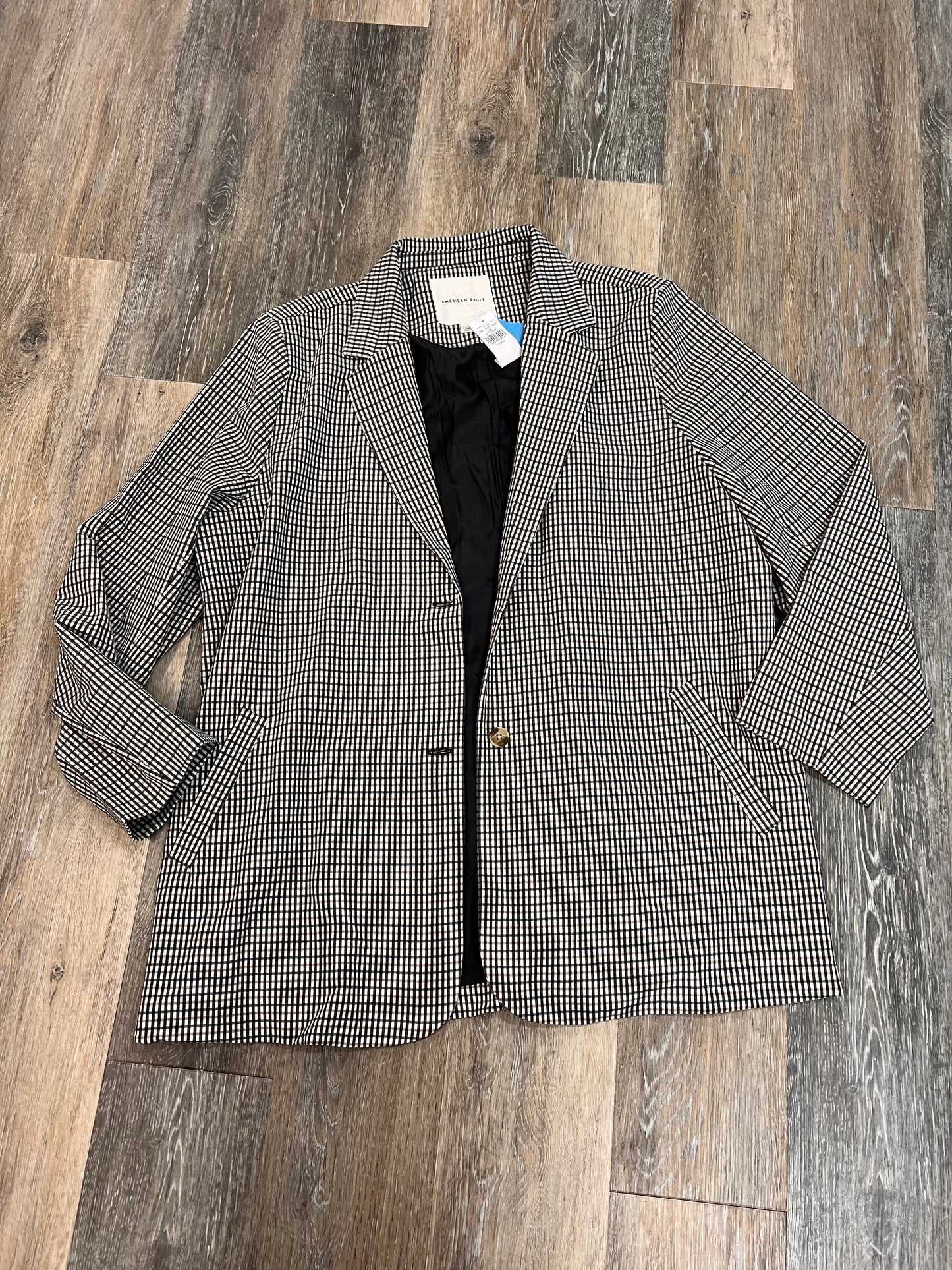 Blazer By American Eagle In Plaid Pattern, Size: Xxl