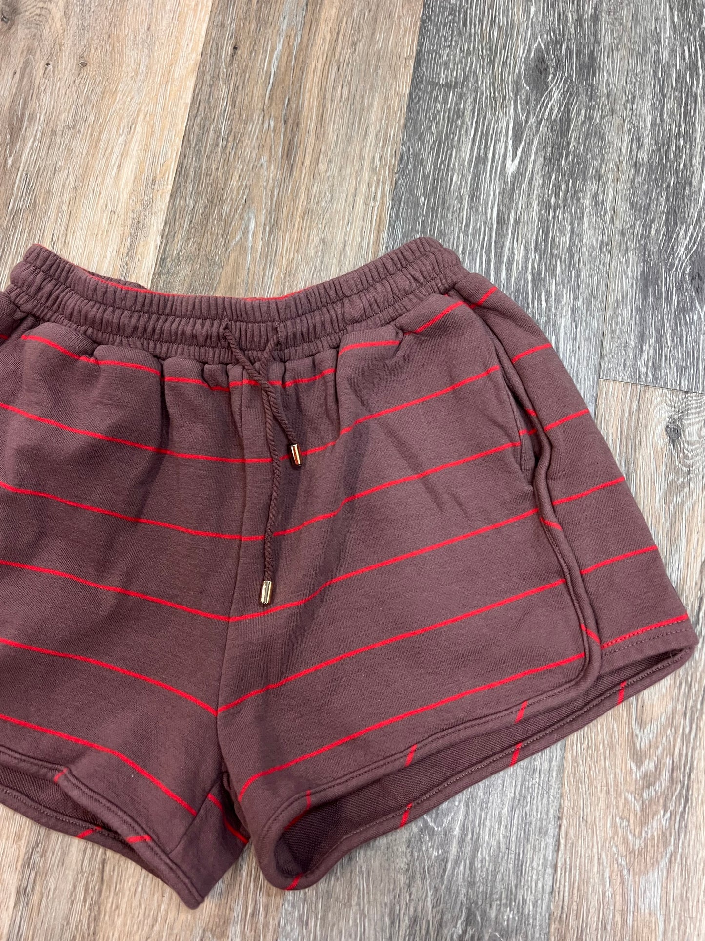 Lounge Set Shorts By Entro In Striped Pattern, Size: S