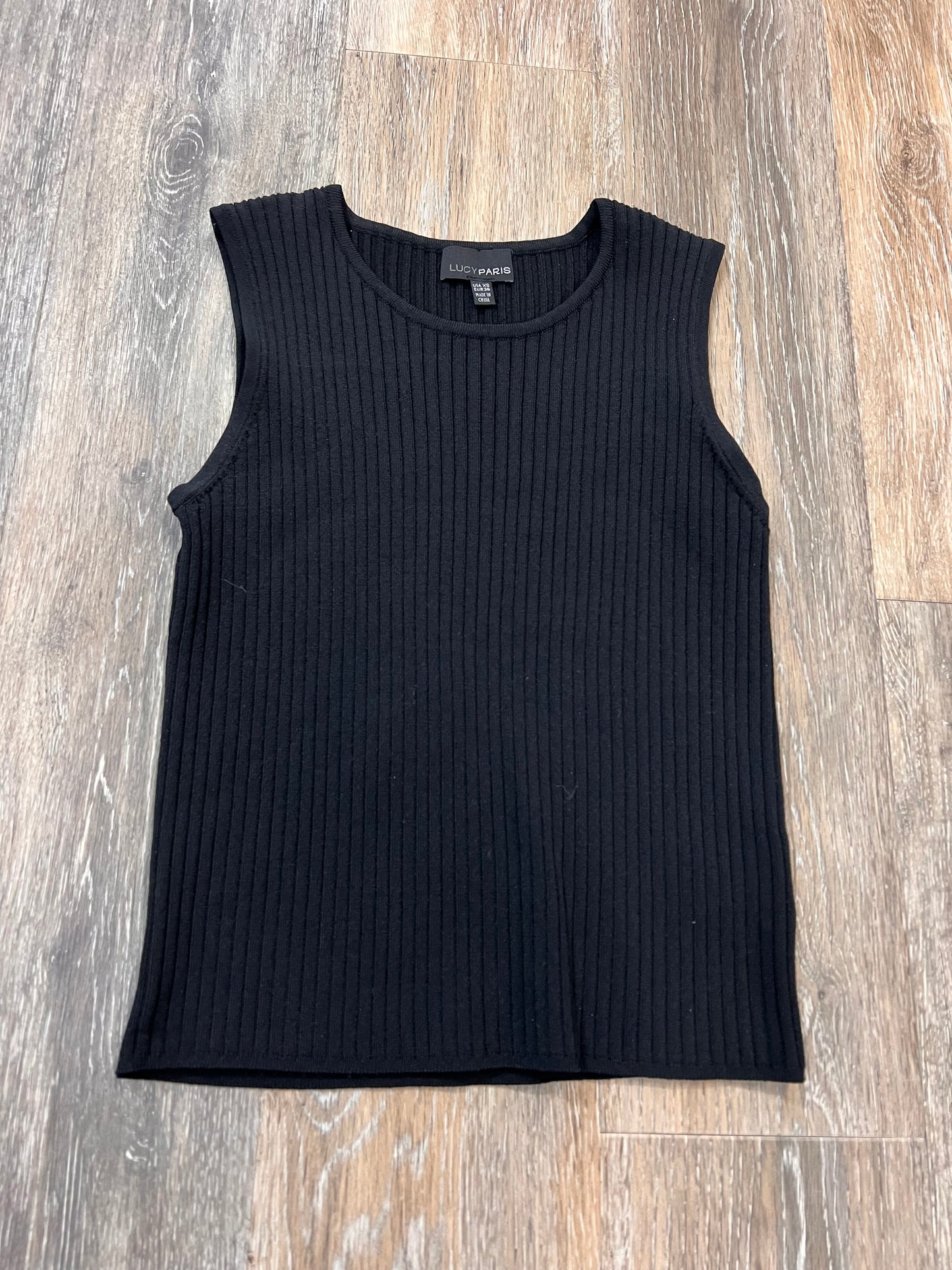 Top Sleeveless By Lucy Paris In Black, Size: Xs