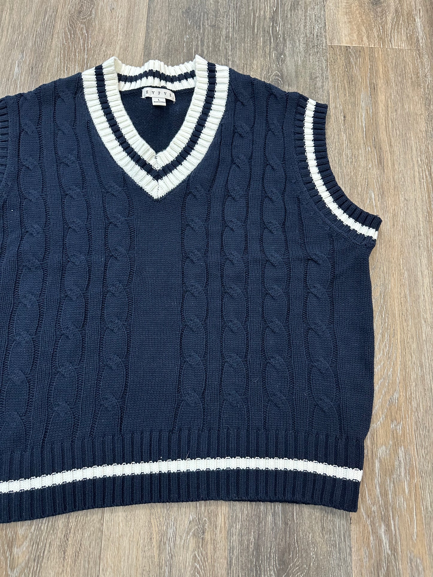 Vest Sweater By Hyfve In Navy, Size: L