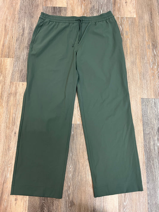 Athletic Pants By Lululemon In Green, Size: Xl