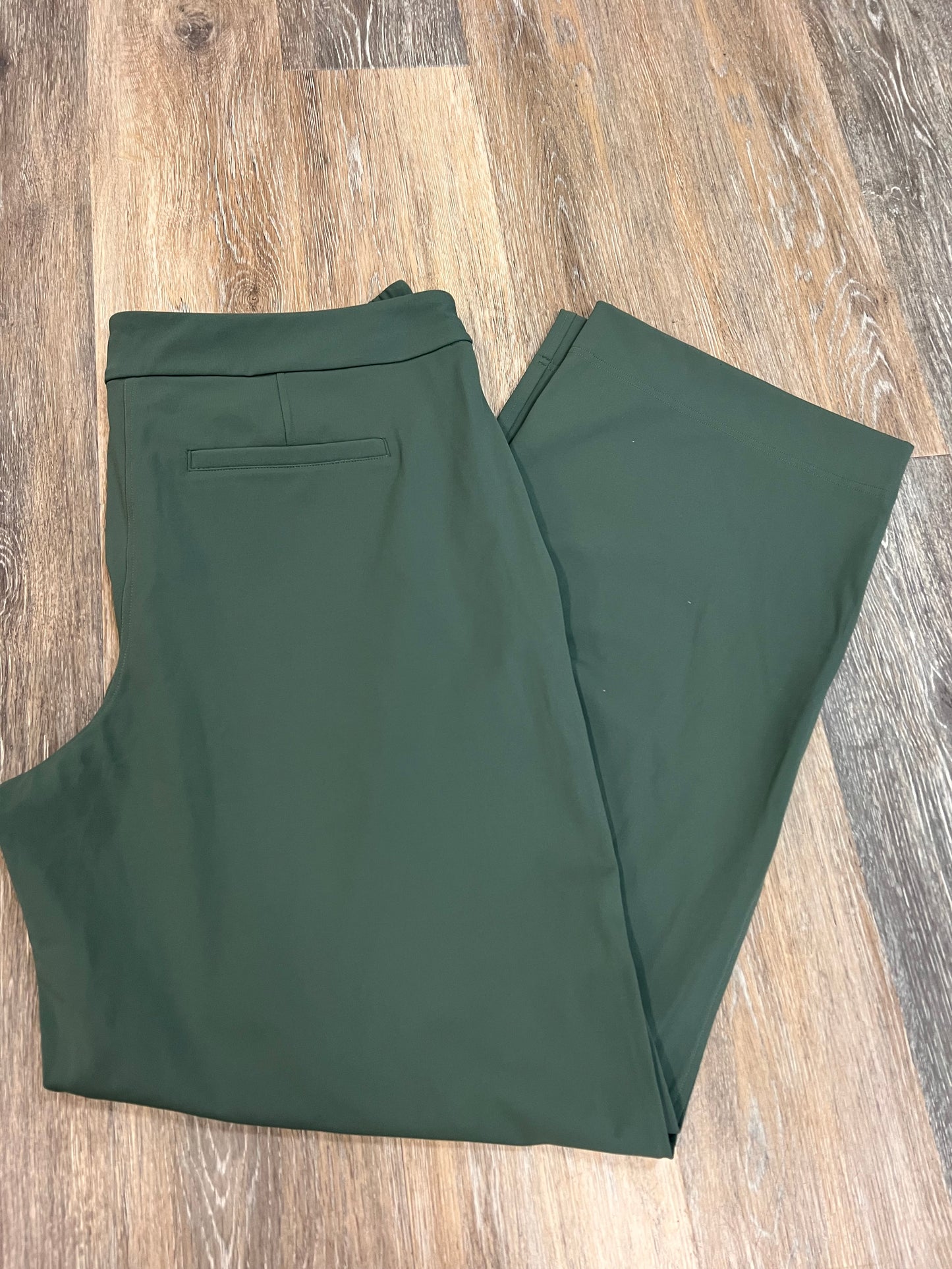 Athletic Pants By Lululemon In Green, Size: Xl