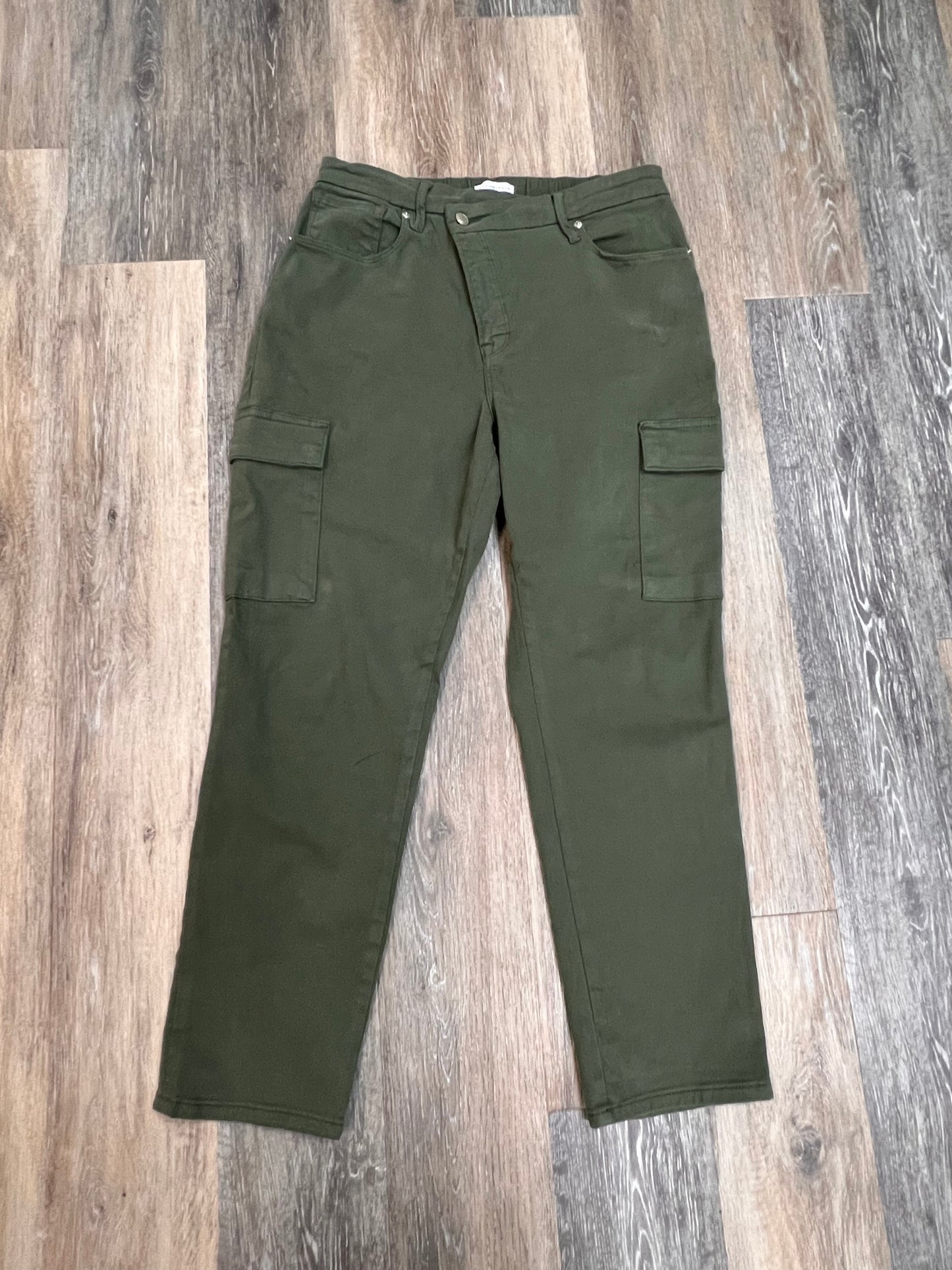 Pants Cargo & Utility By Good American In Green, Size: 12/31