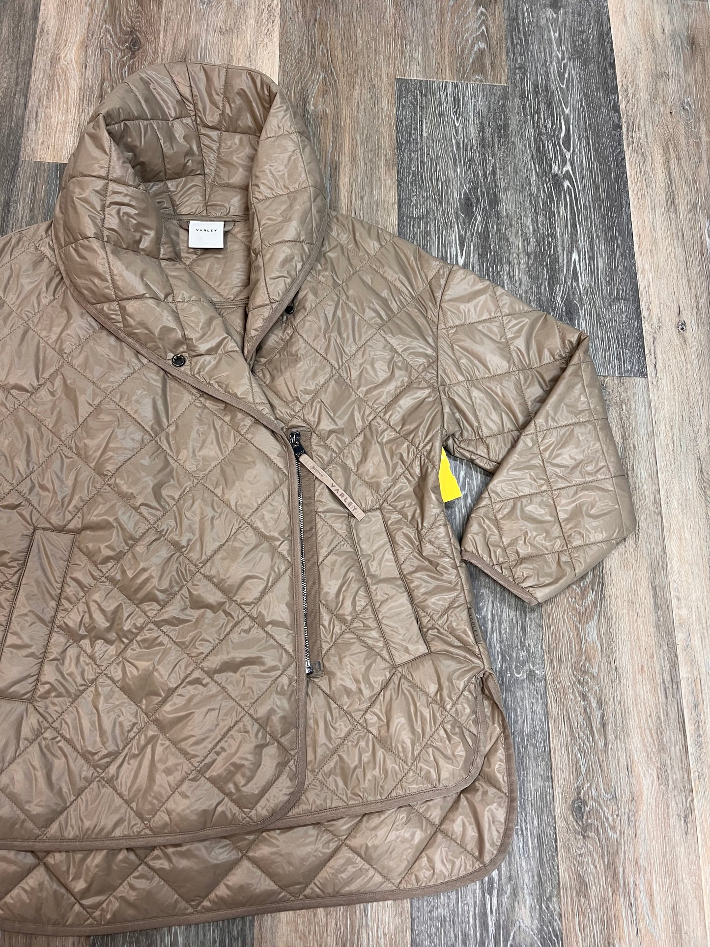 Jacket Puffer & Quilted By Varley In Tan, Size: S