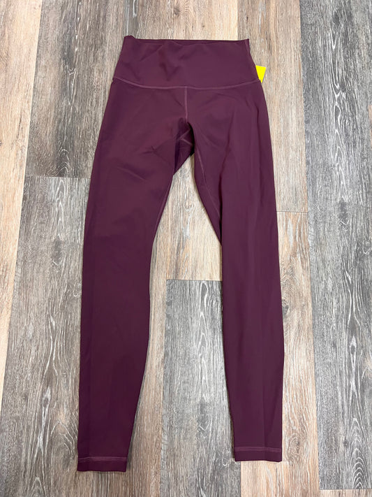 Athletic Leggings By Lululemon In Purple, Size: 6