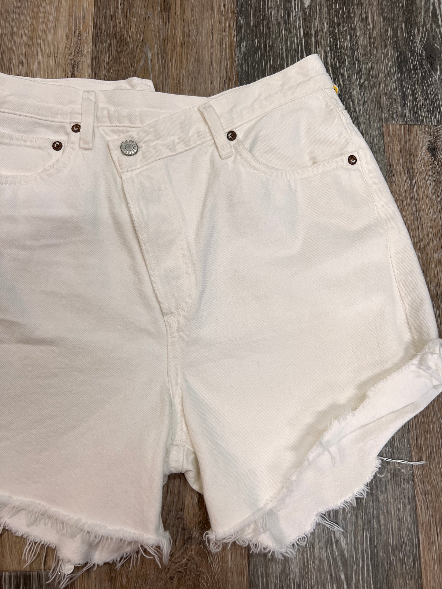 Shorts Designer By Agolde In White Denim, Size: 2/26