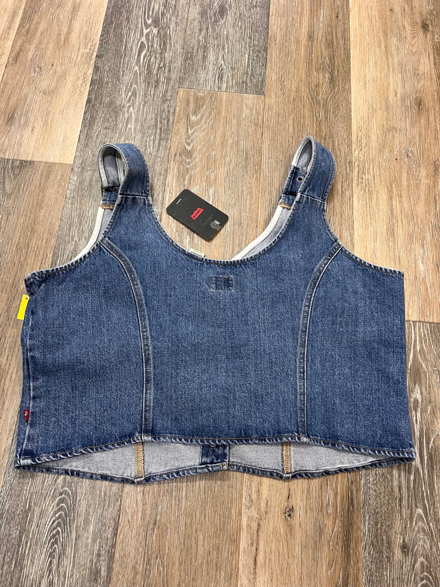 Vest Other By Levis In Blue Denim, Size: XXL