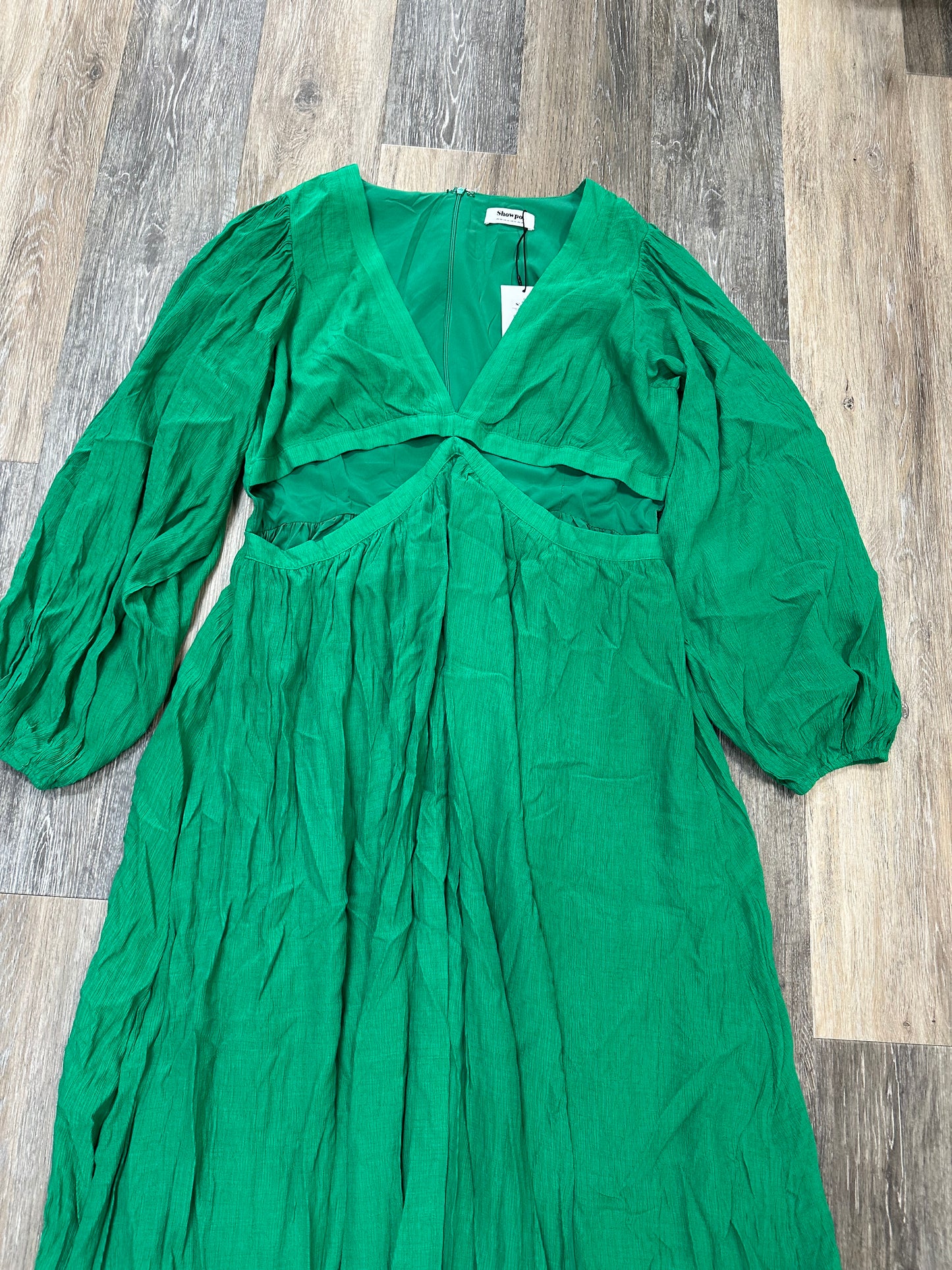 Dress Casual Maxi By Showpo In Green, Size: 14