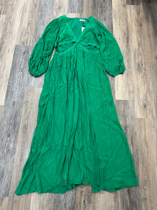 Dress Casual Maxi By Showpo In Green, Size: 14