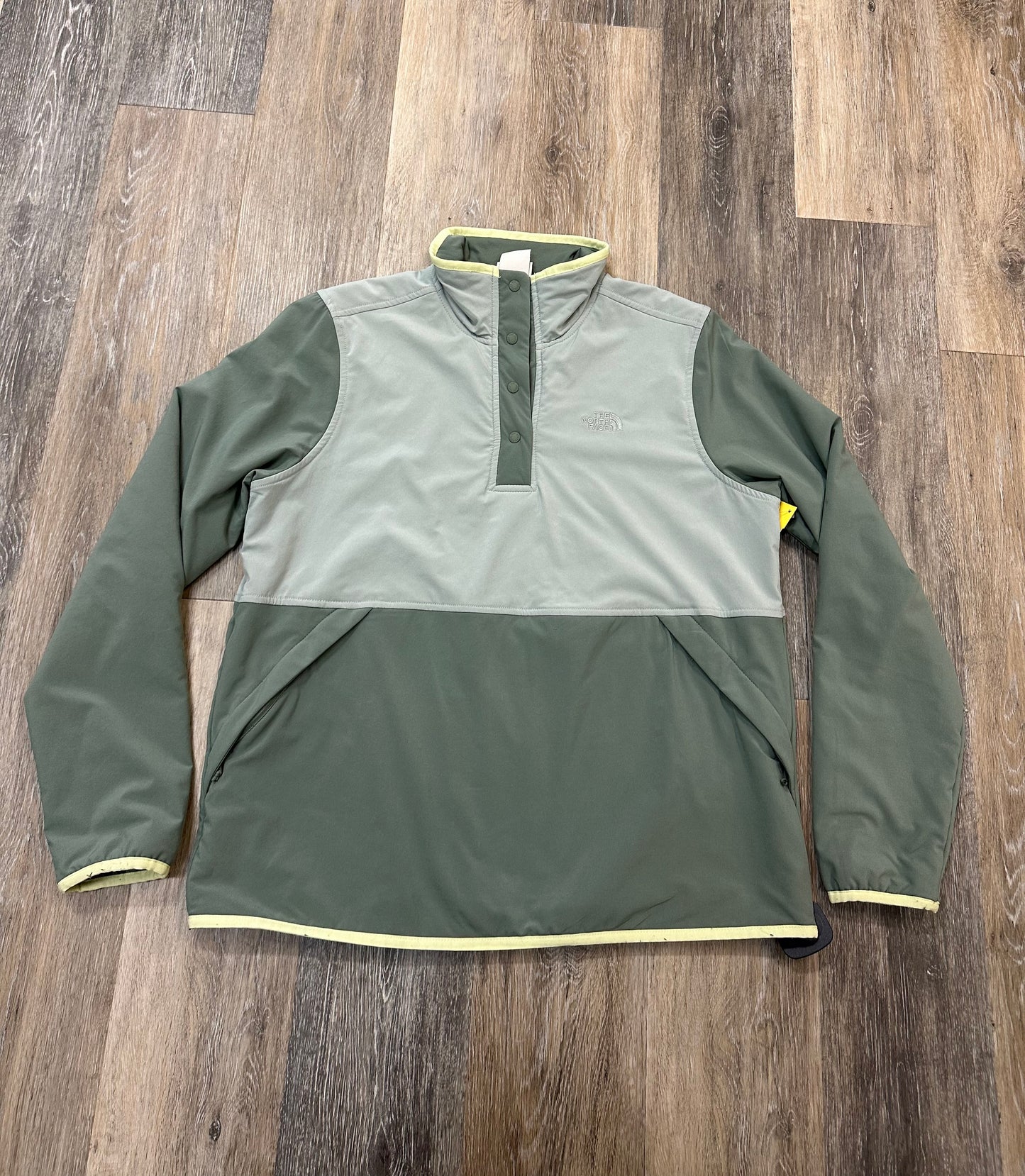 Athletic Sweatshirt Collar By The North Face In Green, Size: L