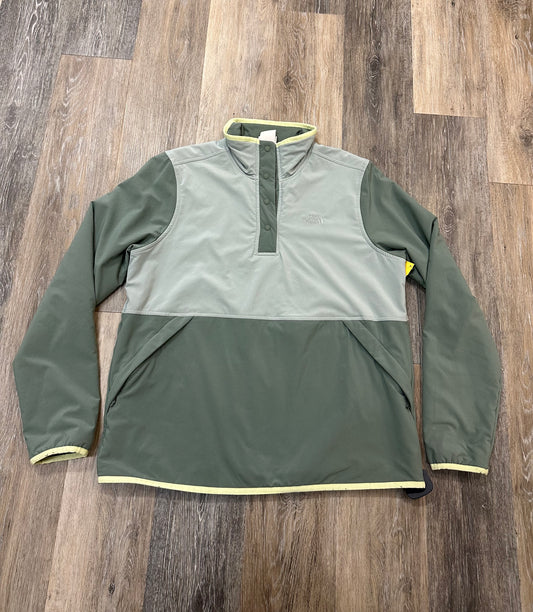 Athletic Sweatshirt Collar By The North Face In Green, Size: L