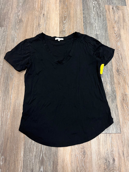 Top Short Sleeve By Z Supply In Black, Size: S