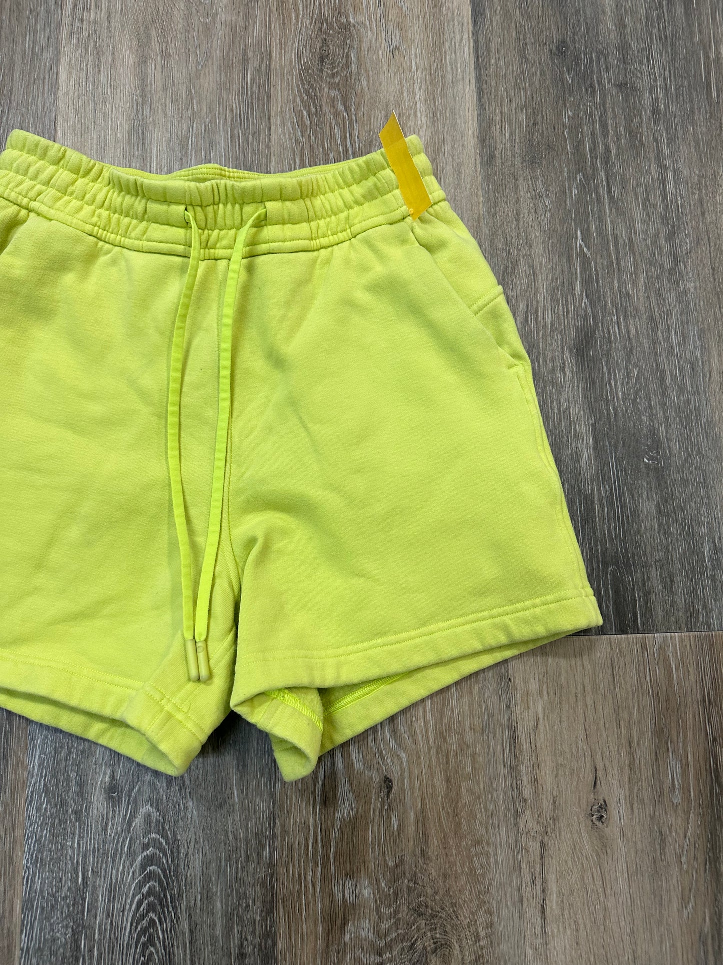 Athletic Shorts By Lululemon In Chartreuse, Size: 2