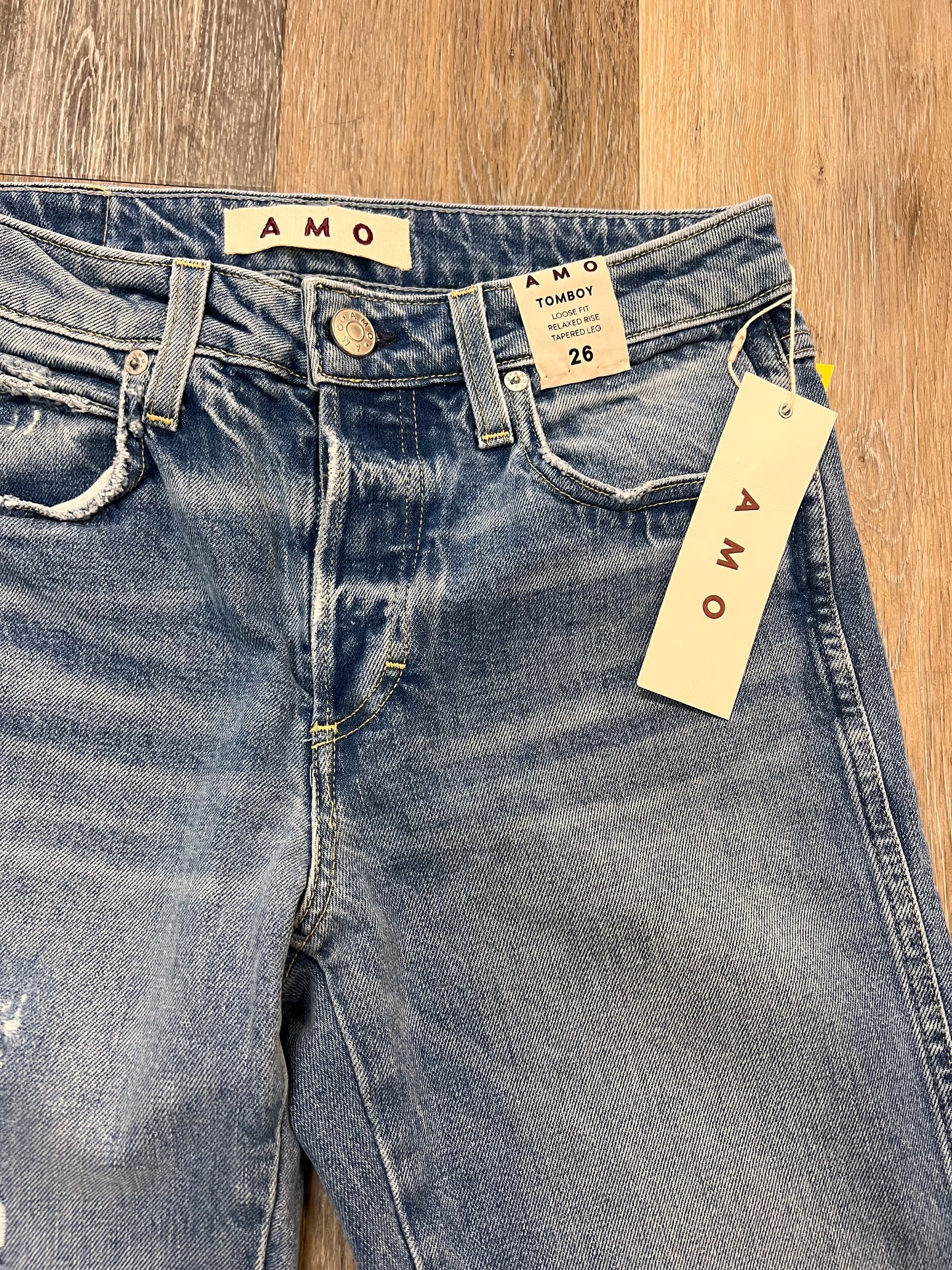 Jeans Designer By Amo In Blue Denim, Size: 2/26