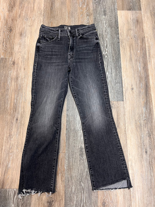 Jeans Designer By Mother Jeans In Black Denim, Size: 2/26