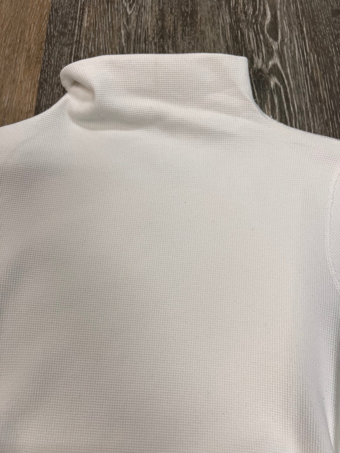 Top Long Sleeve By Southcott In White, Size: S