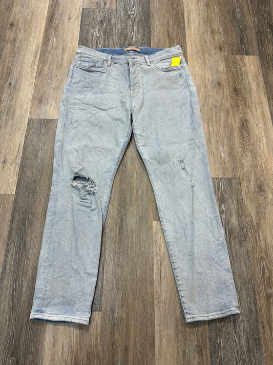 Jeans Straight By 7 For All Mankind In Blue Denim, Size: 12