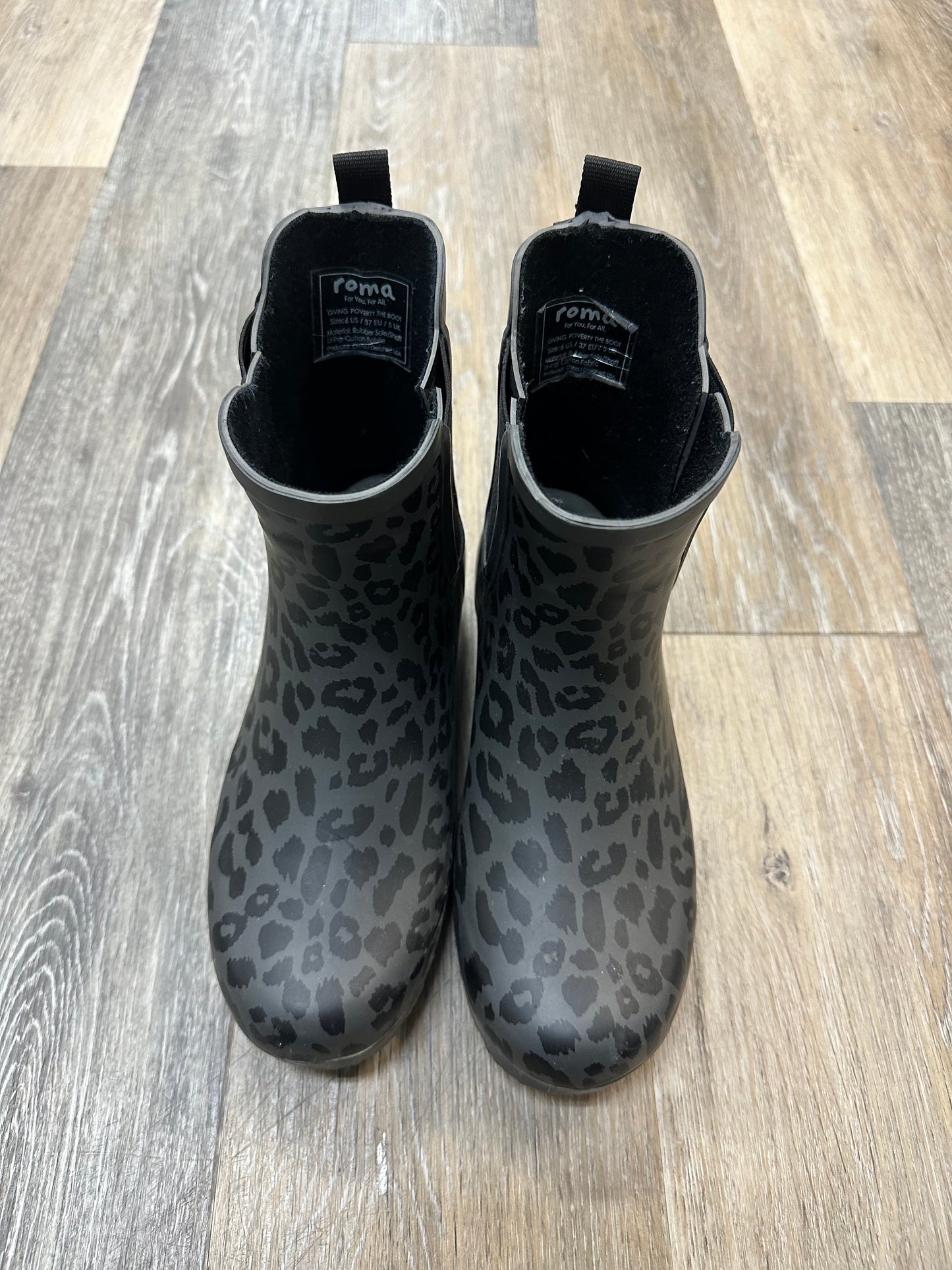 Boots Rain By Roma In Animal Print, Size: 6