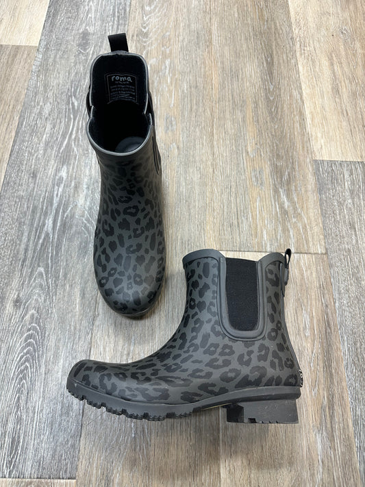 Boots Rain By Roma In Animal Print, Size: 6