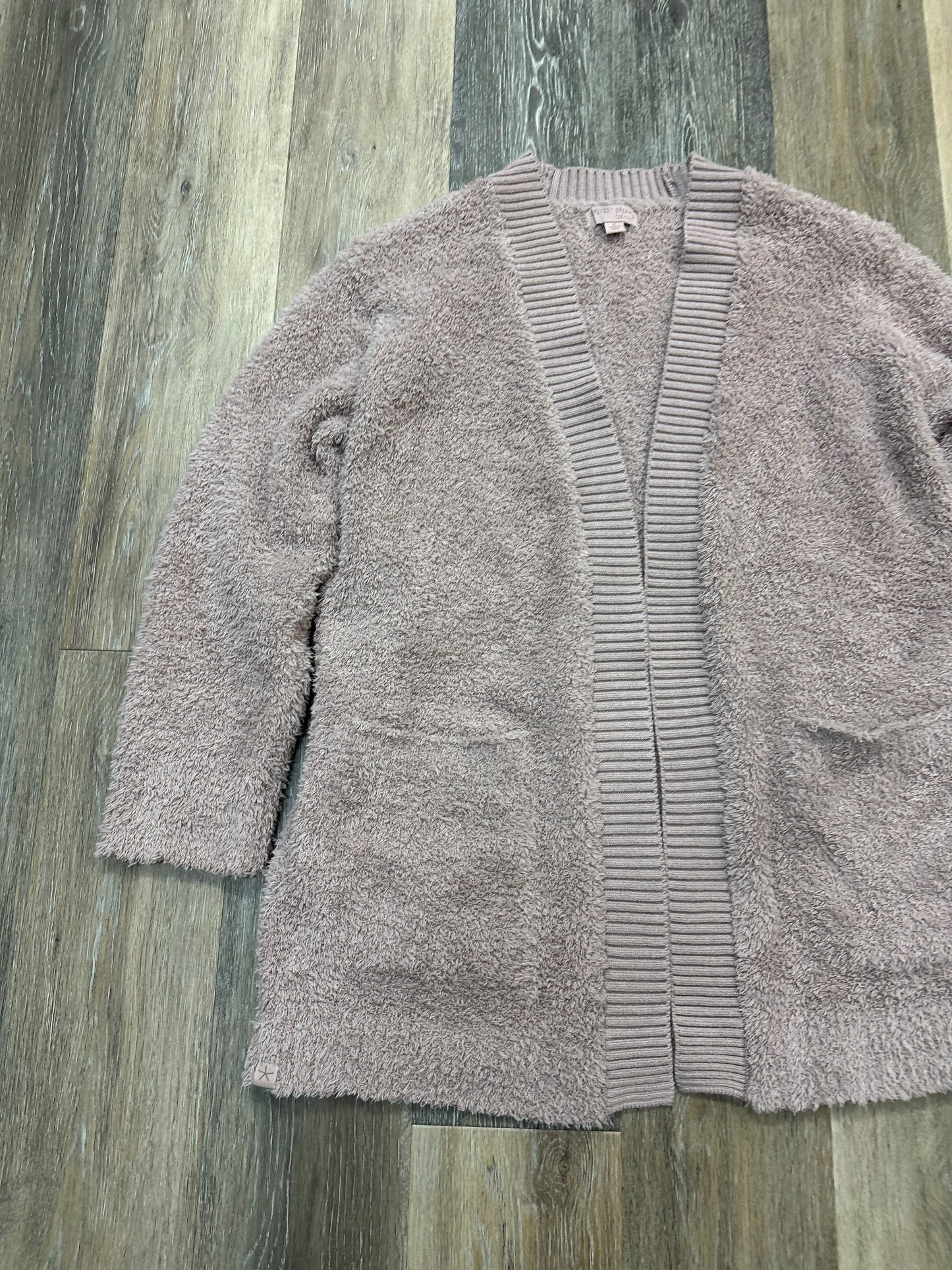 Sweater Cardigan By Barefoot Dreams In Mauve, Size: M