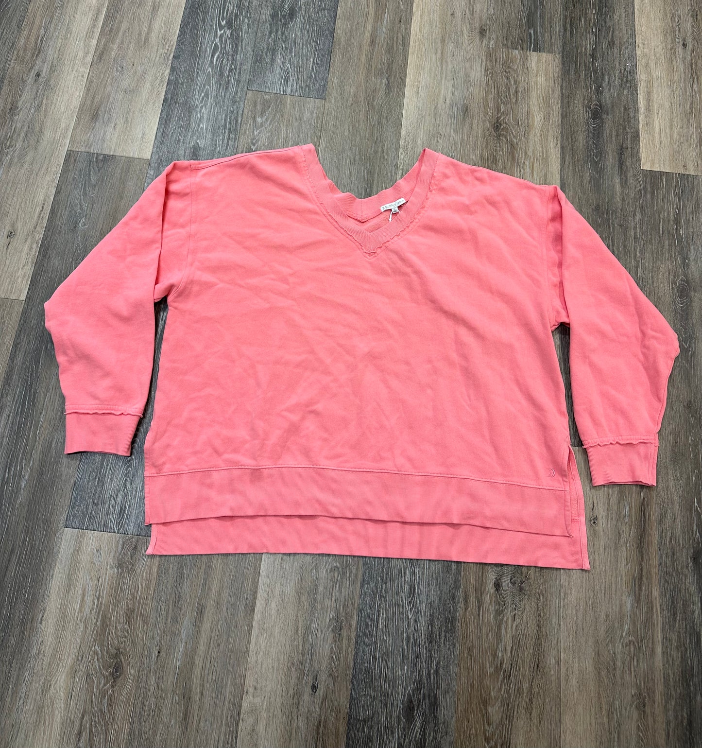 Sweatshirt Crewneck By Z Supply In Coral, Size: Xl