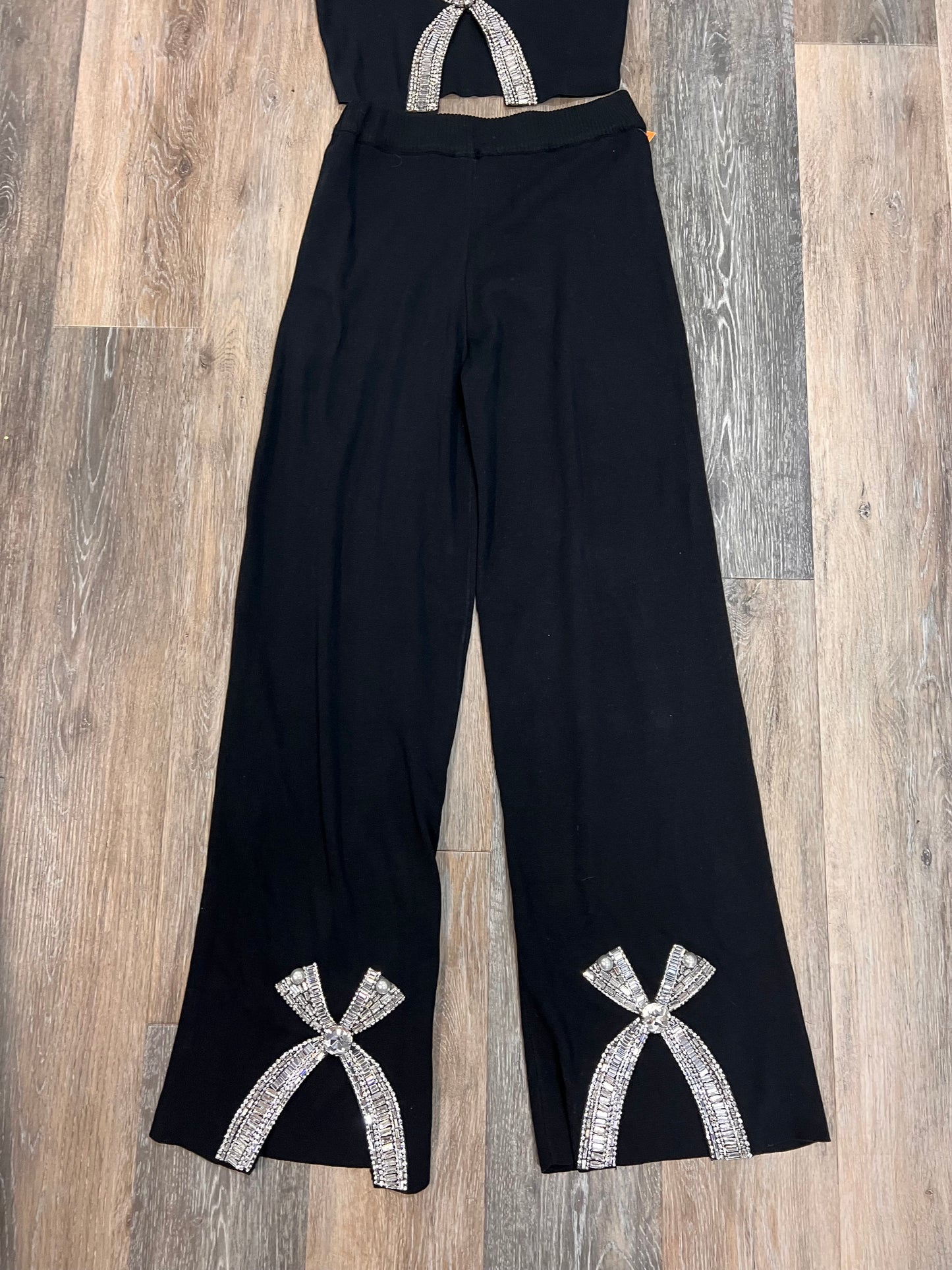 Pants Set 2pc By Immodel In Black, Size: M