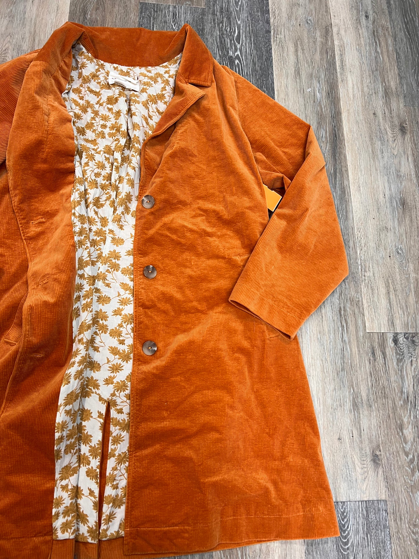 Jacket Other By Anthropologie In Orange, Size: 16