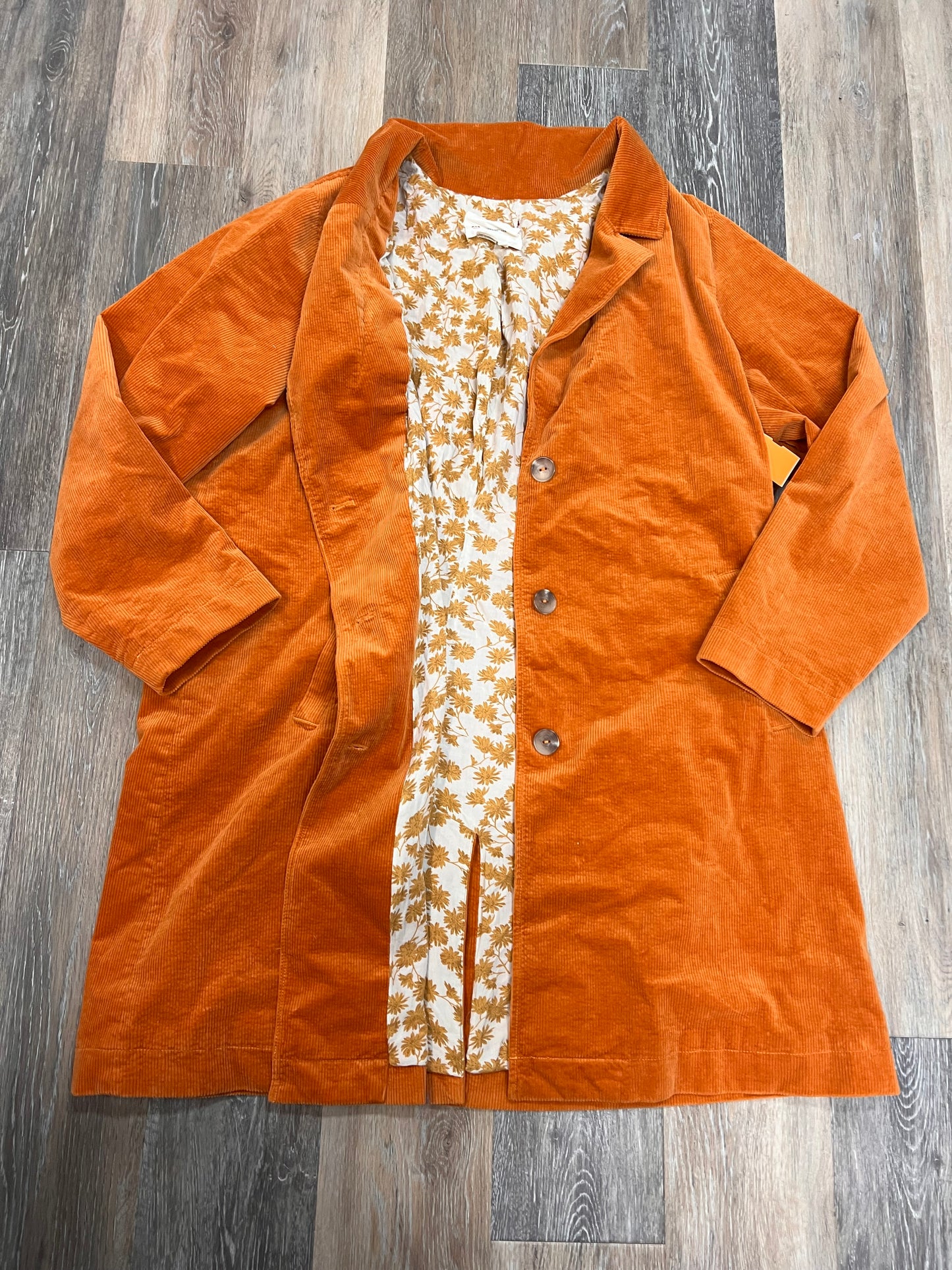 Jacket Other By Anthropologie In Orange, Size: 16