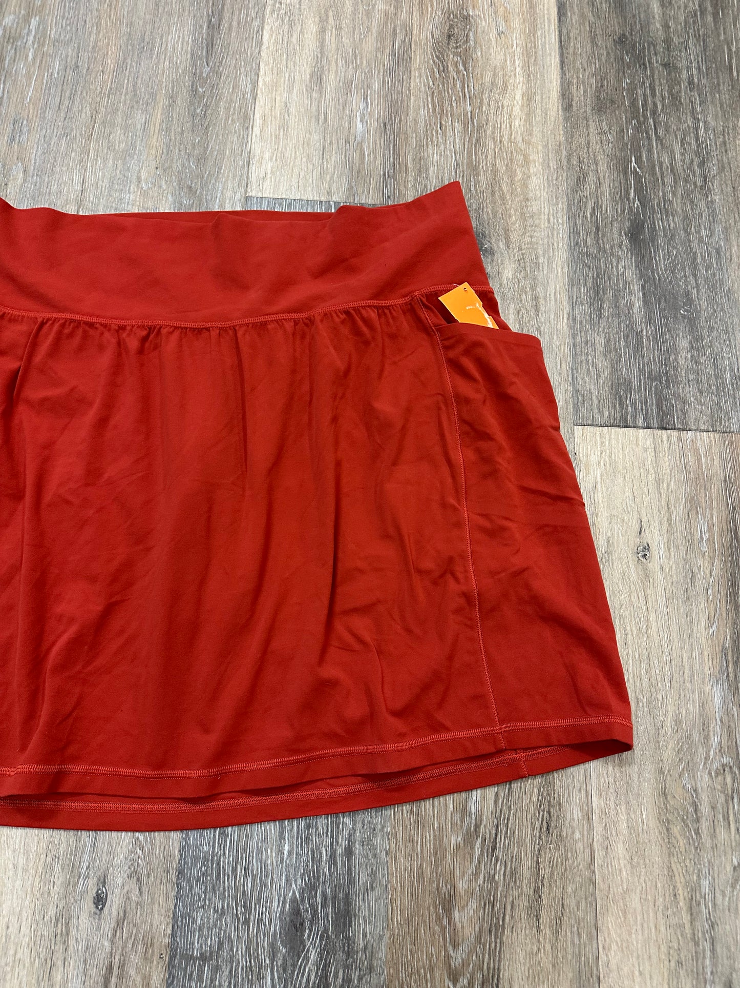 Athletic Skort By Athleta In Red, Size: 2x