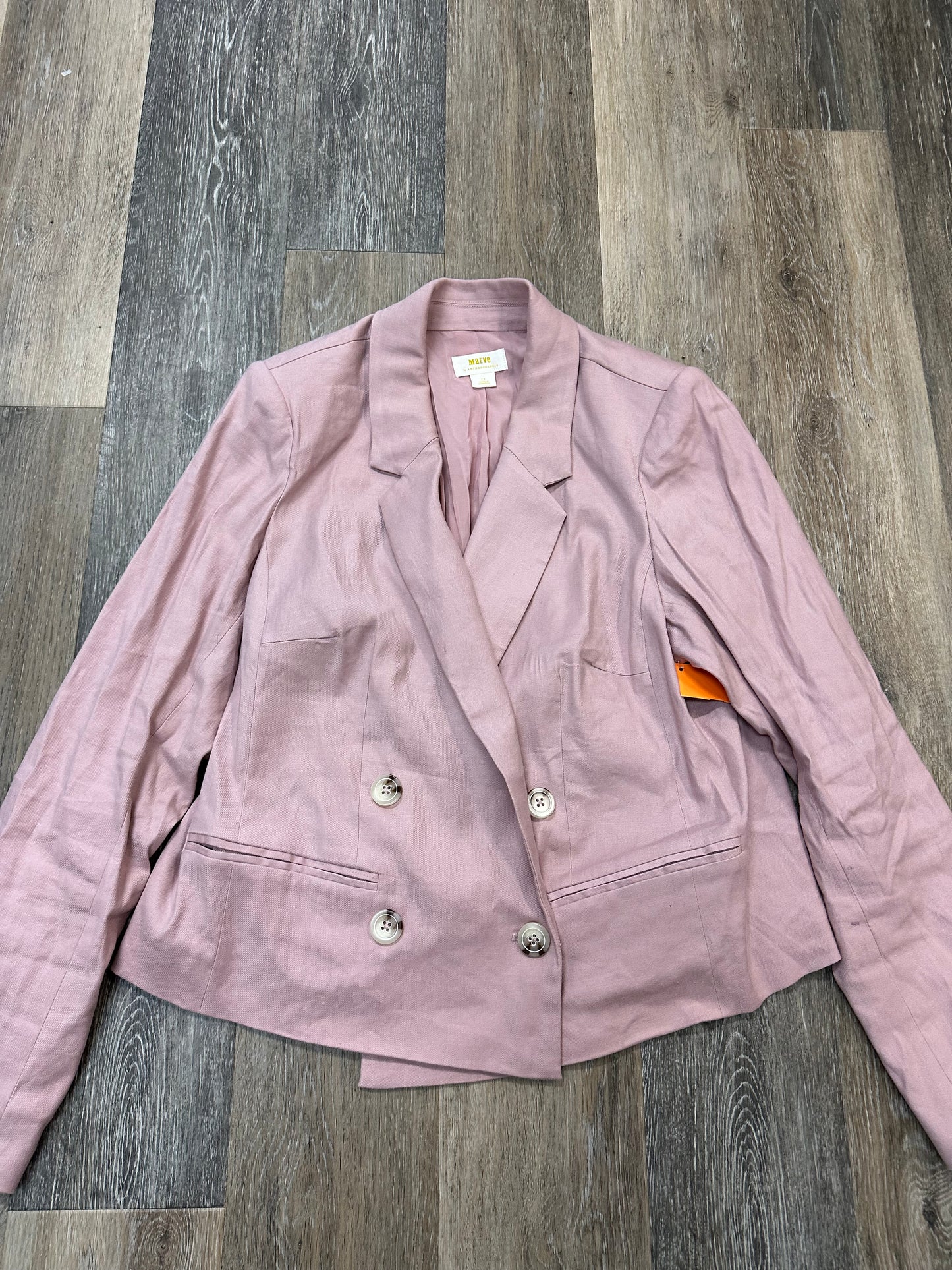 Blazer By Maeve In Pink, Size: 1x