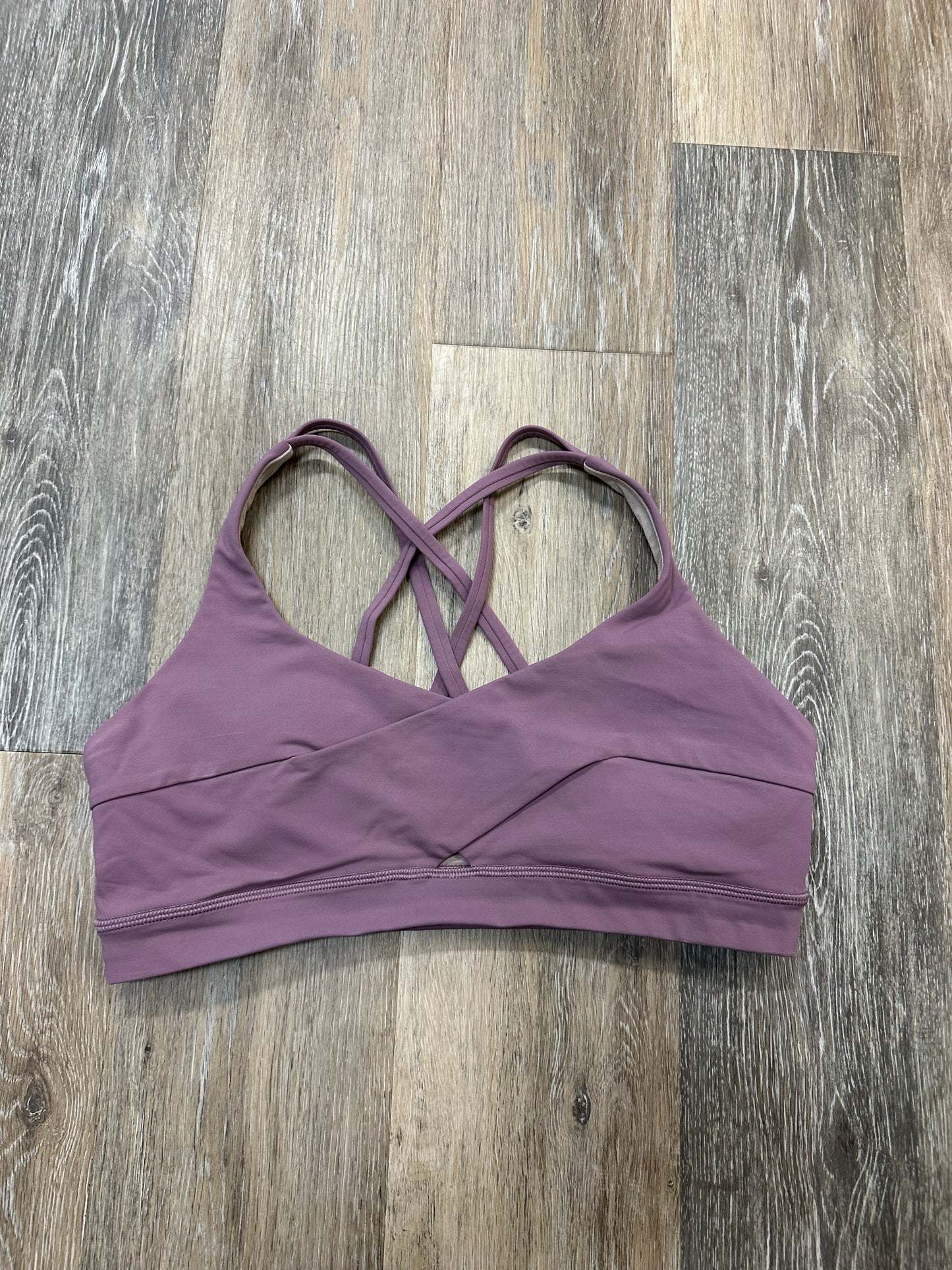 Athletic Bra By Lululemon In Mauve, Size: 10