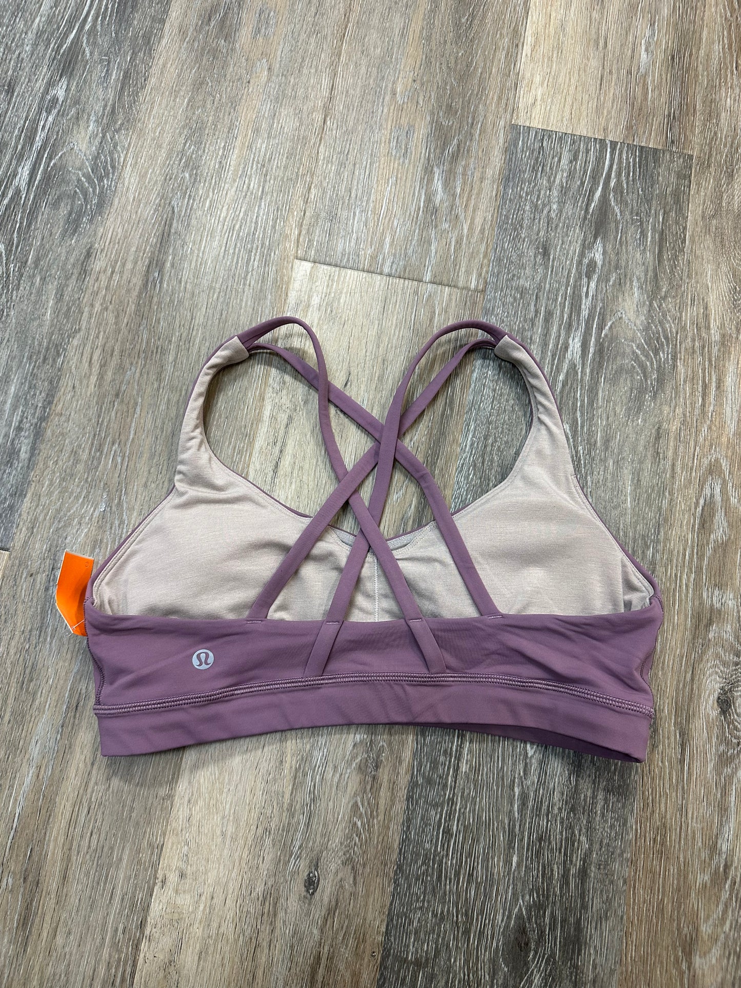 Athletic Bra By Lululemon In Mauve, Size: 10