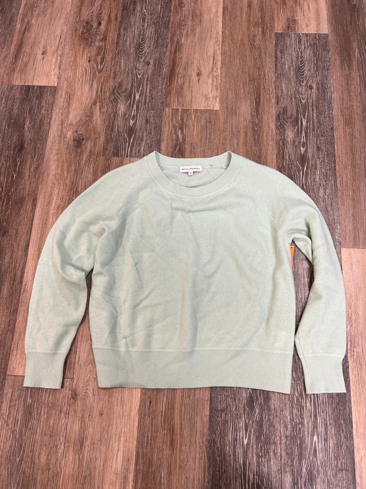 Sweater Cashmere By White And Warren In Green, Size: M