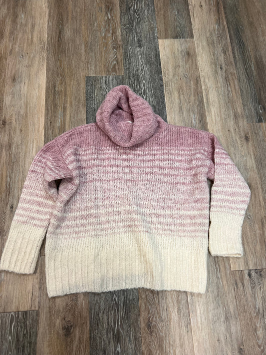 Sweater By Xirena In Pink & White, Size: S