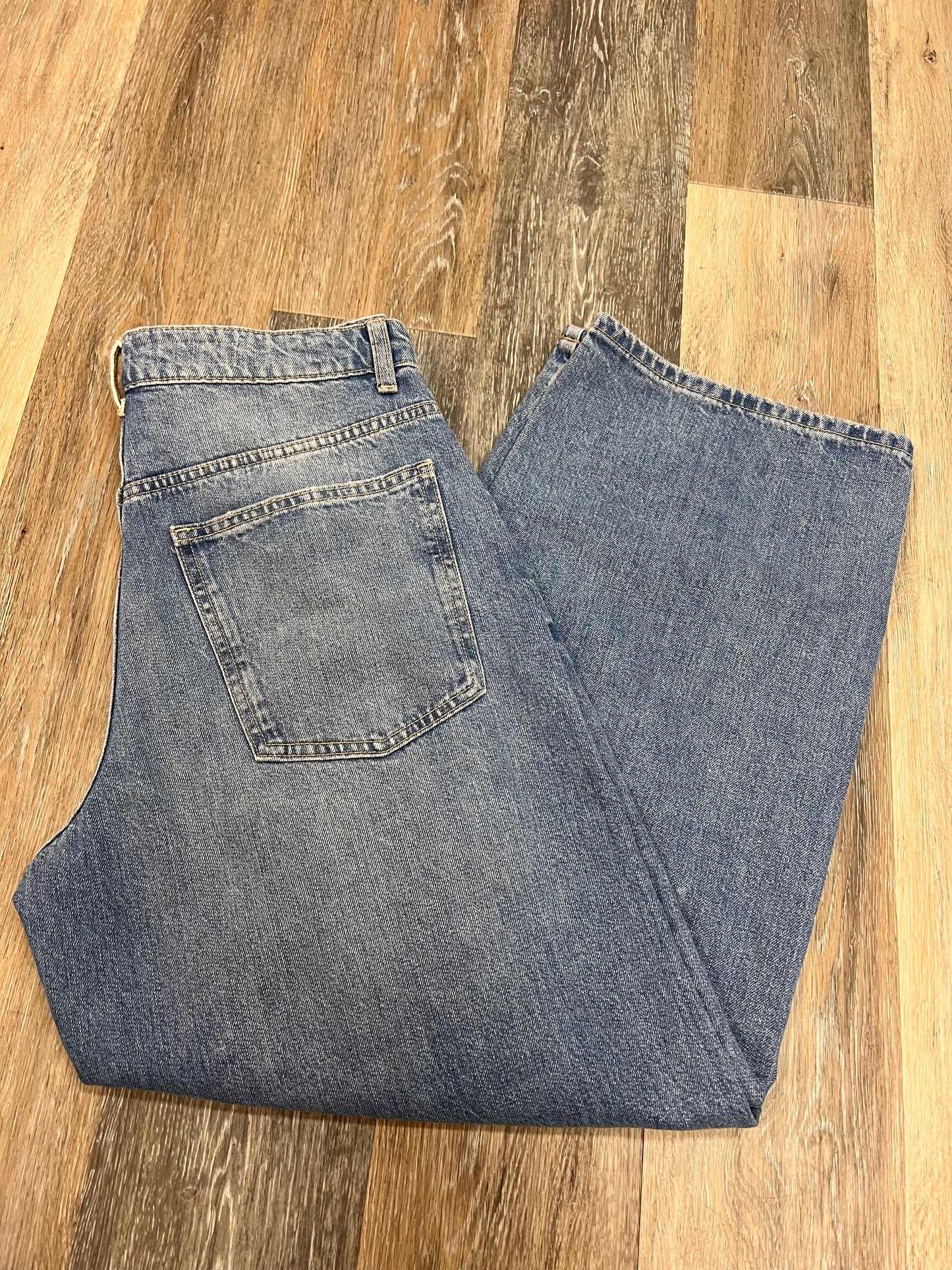 Jeans Barrel By Zara In Blue Denim, Size: 6