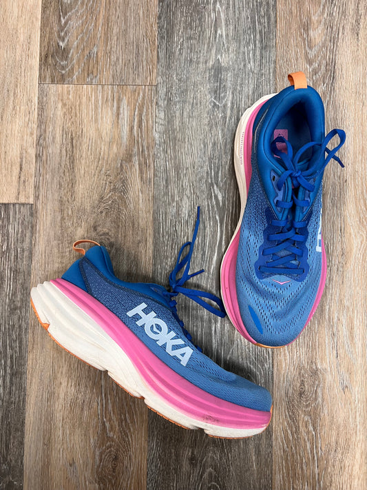 Shoes Athletic By Hoka In Blue, Size: 9