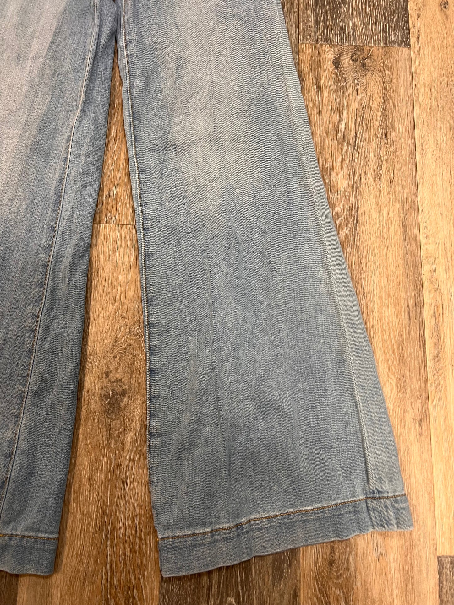 Jeans Flared By Pilcro In Blue Denim, Size: 2/26