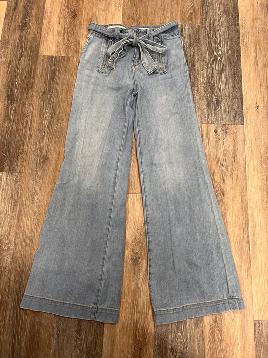 Jeans Flared By Pilcro In Blue Denim, Size: 2/26