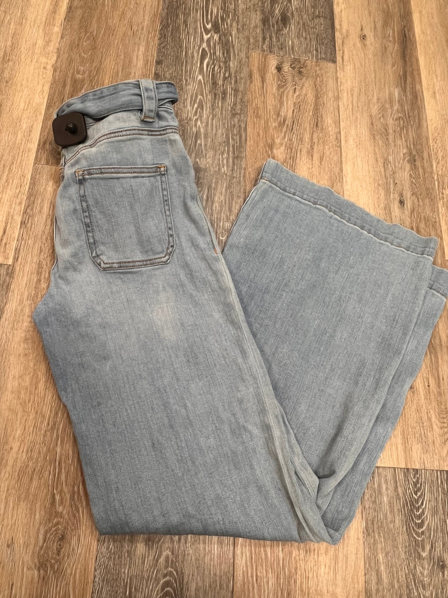 Jeans Flared By Pilcro In Blue Denim, Size: 2/26