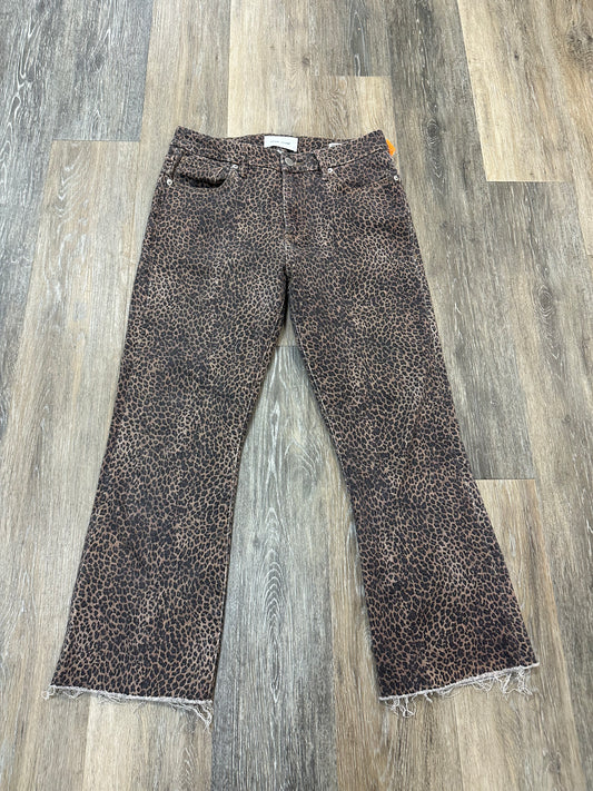 Jeans Straight By Dear John In Animal Print, Size: 4p