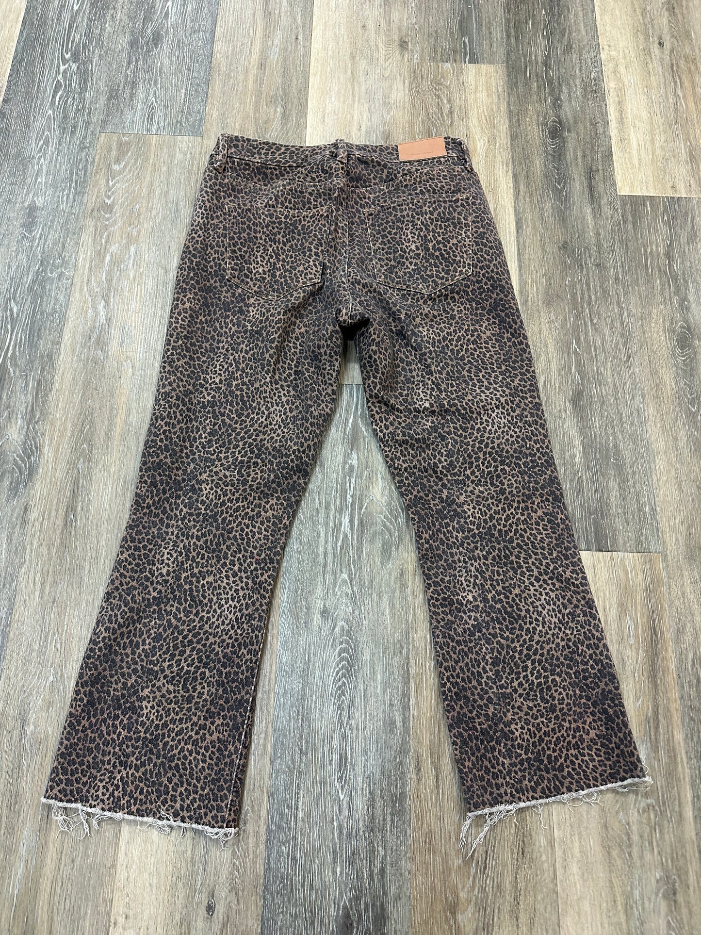 Jeans Straight By Dear John In Animal Print, Size: 4p