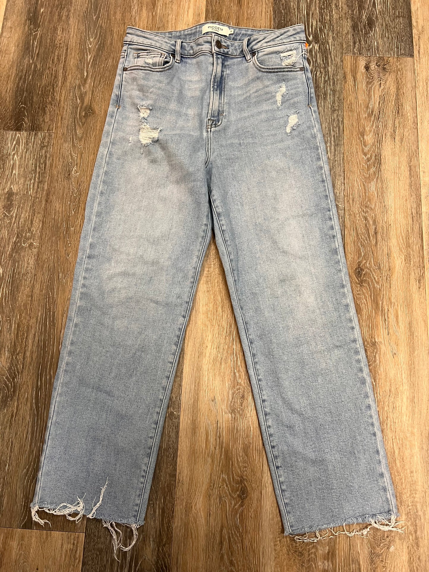 Jeans Straight By Hidden In Blue Denim, Size: 12/31