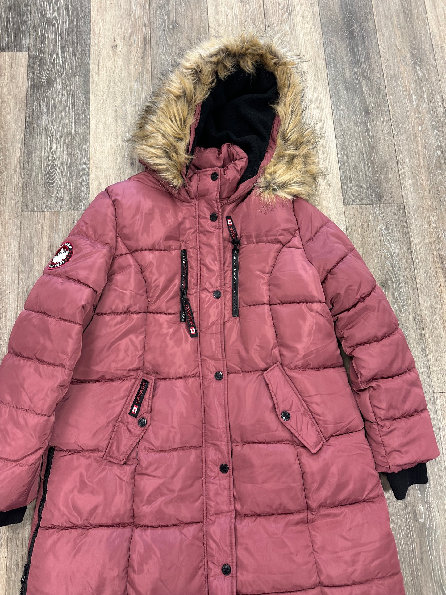 Coat Parka By Canada Weathergear In Pink, Size: Xl