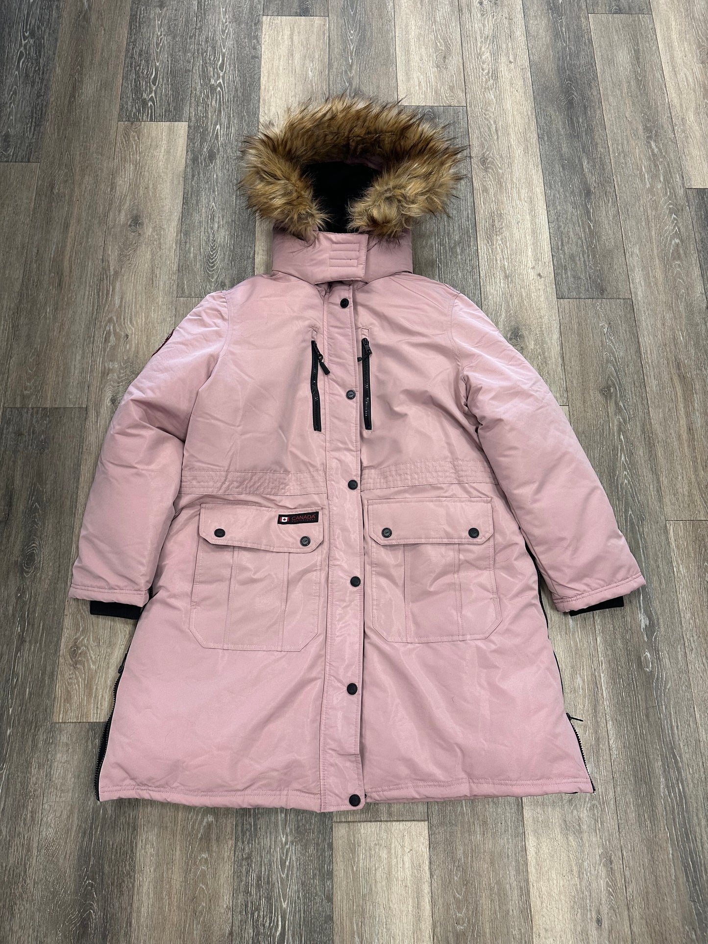 Coat Parka By Canada Weathergear In Pink, Size: 1x