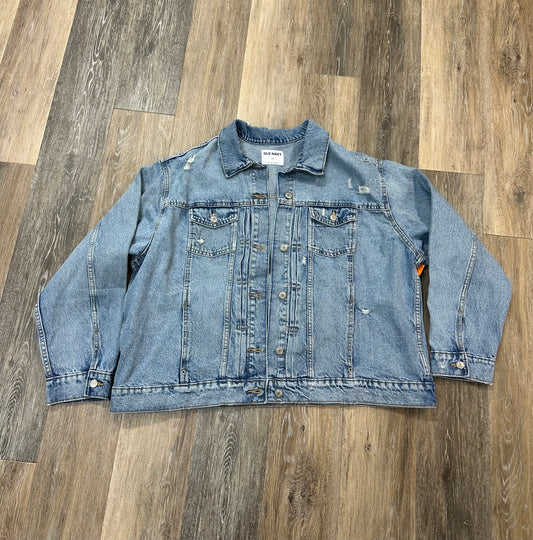 Jacket Denim By Old Navy In Blue Denim, Size: Xxl