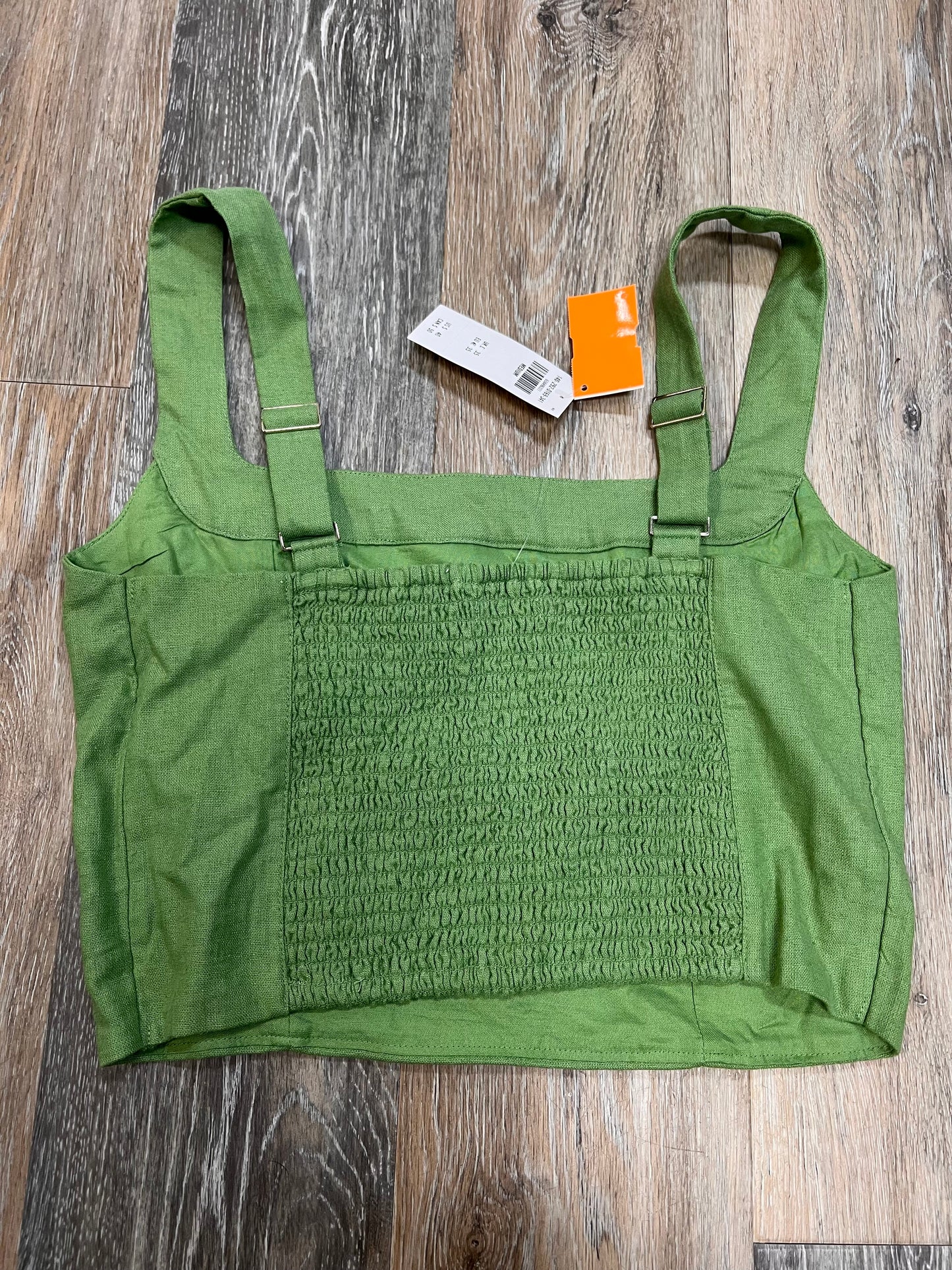 Top Sleeveless By Abercrombie And Fitch In Green, Size: M