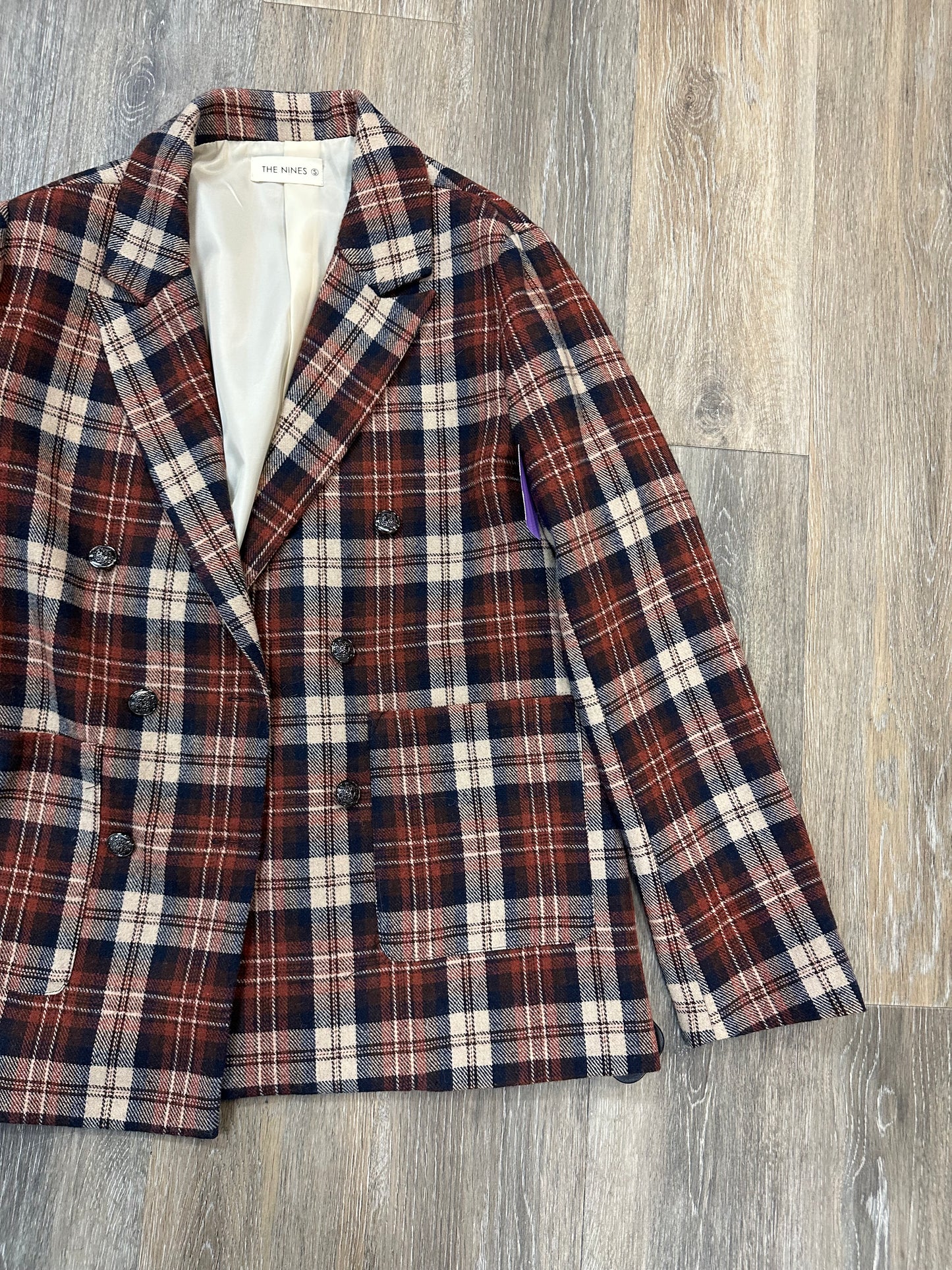 Blazer By The Nines In Plaid Pattern, Size: S