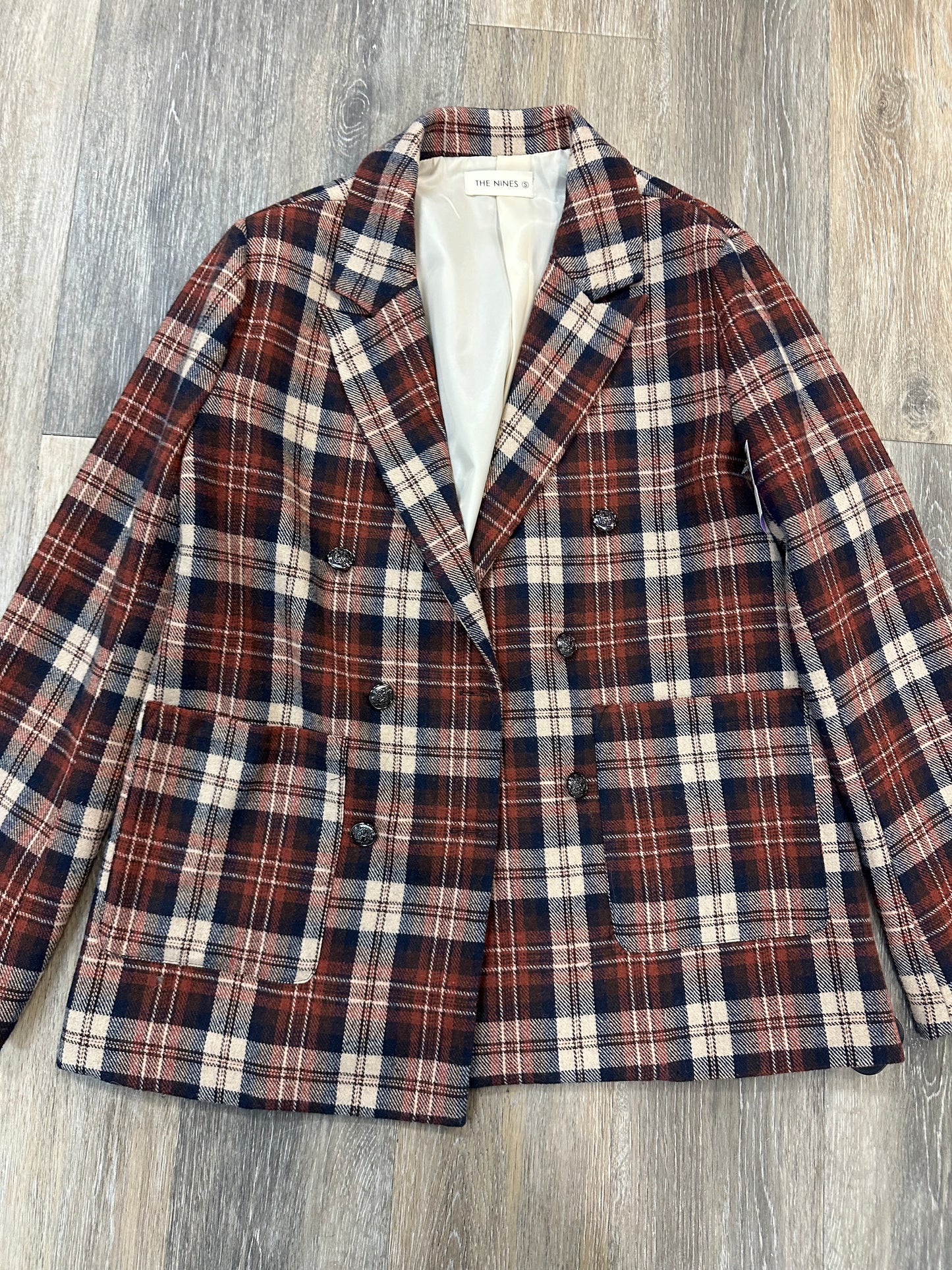 Blazer By The Nines In Plaid Pattern, Size: S