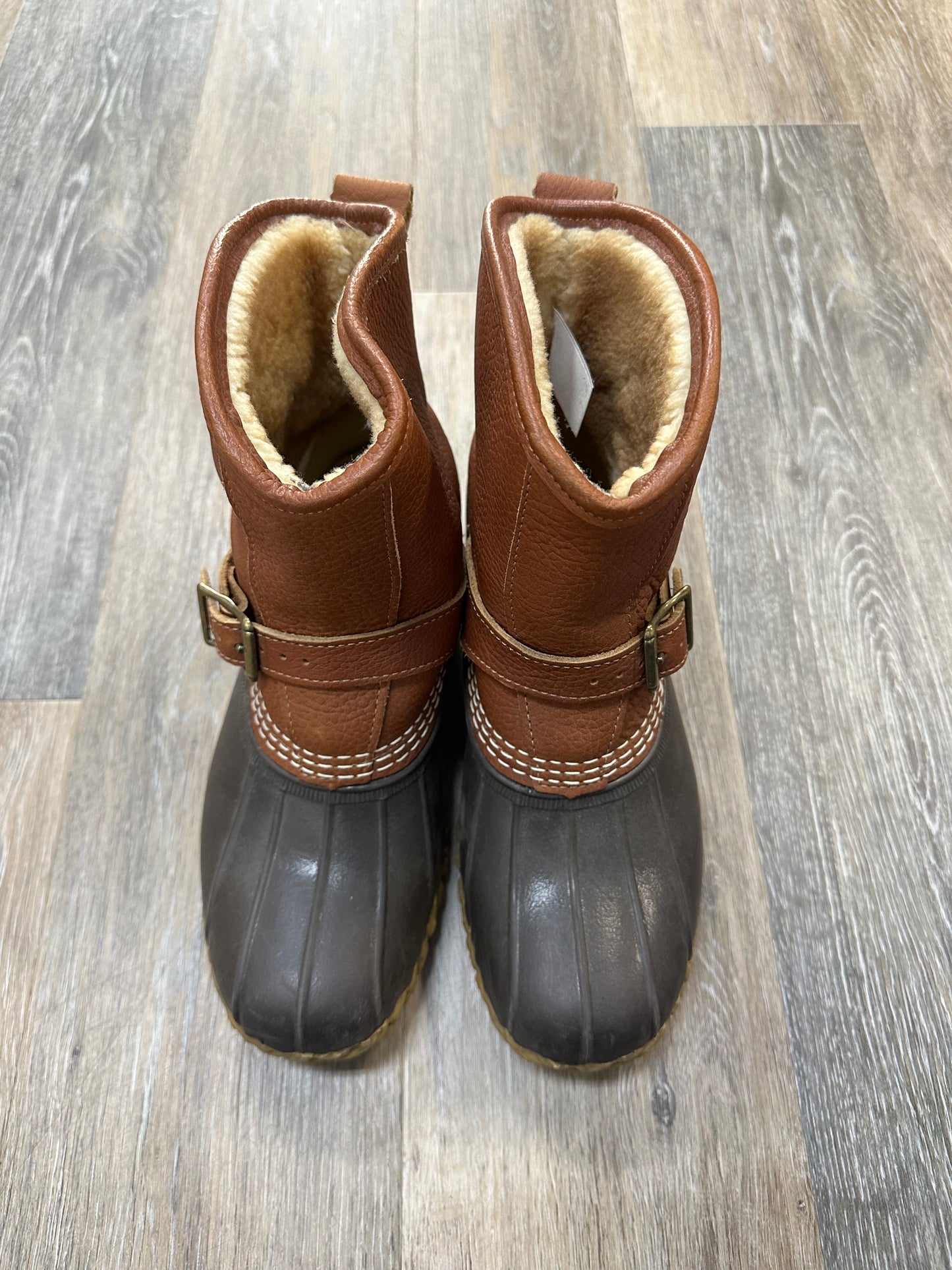 Boots Snow By L.l. Bean In Brown, Size: 9